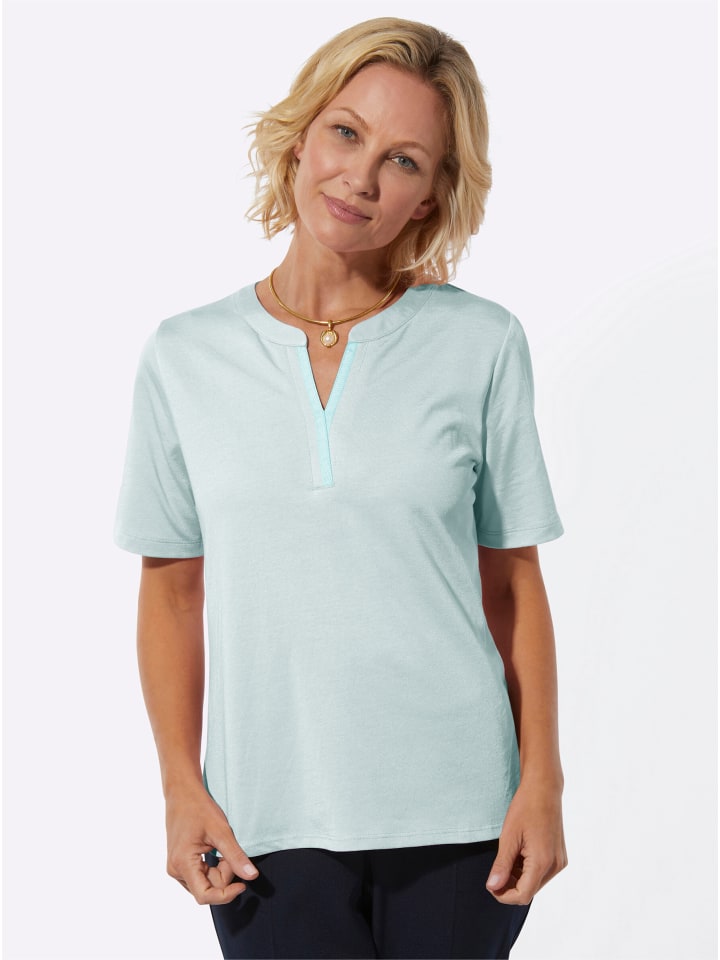 

Рубашка с короткими рукавами цвета лайма и мяты WITT WEIDEN