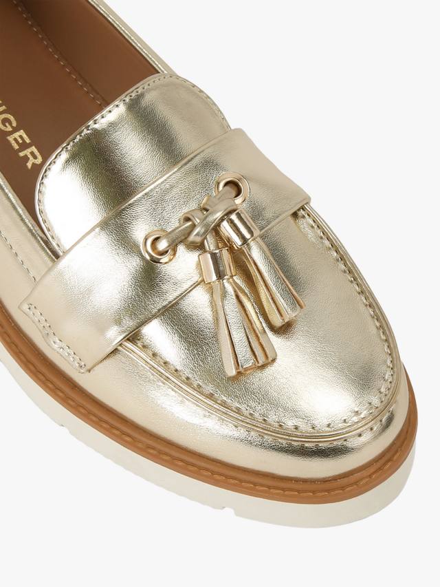 Мокасины morly с кисточками KG Kurt Geiger, золотой — фото 4