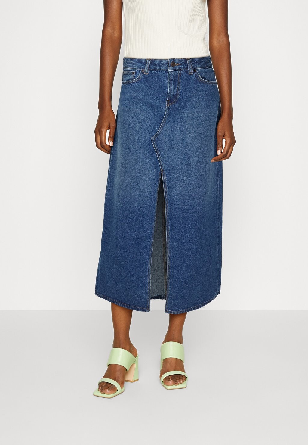 

Джинсовая юбка MIMOSA LTB, цвет dark-blue denim