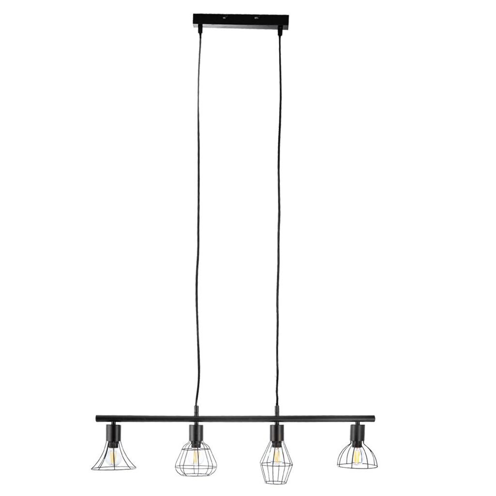 

Подвесной светильник RGB LED, черный, клетка, L 73 см etc-shop