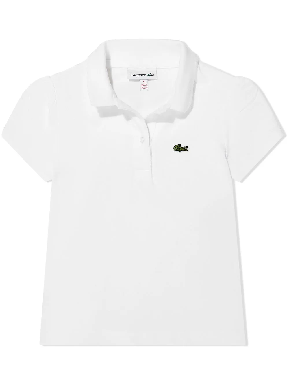 

Рубашка поло с нашивкой-логотипом Lacoste Kids, белый