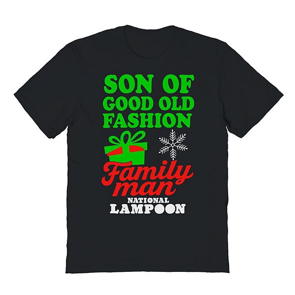 

Футболка с принтом Men's National Lampoon's Christmas Vacation Son of Good Old Fashion Family Man Licensed Character