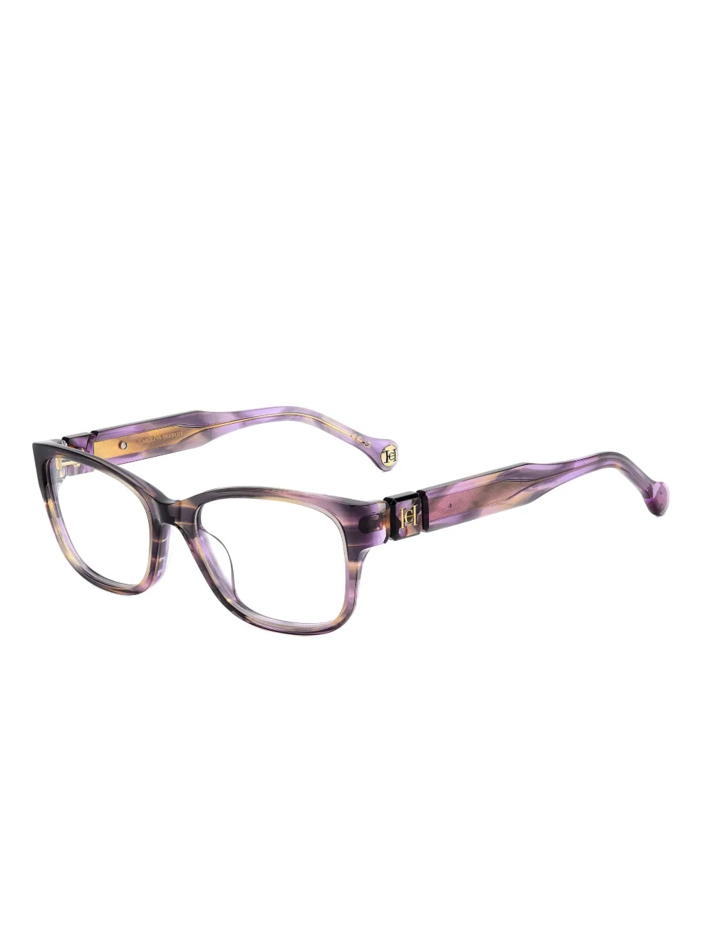 

Очки в квадратной оправе Carolina Herrera, фиолетовый