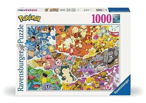 

RAVENSBURGER PUZZLE 17577 Adventure 1000 деталей Пазл Покемоны для взрослых и детей от 14 лет