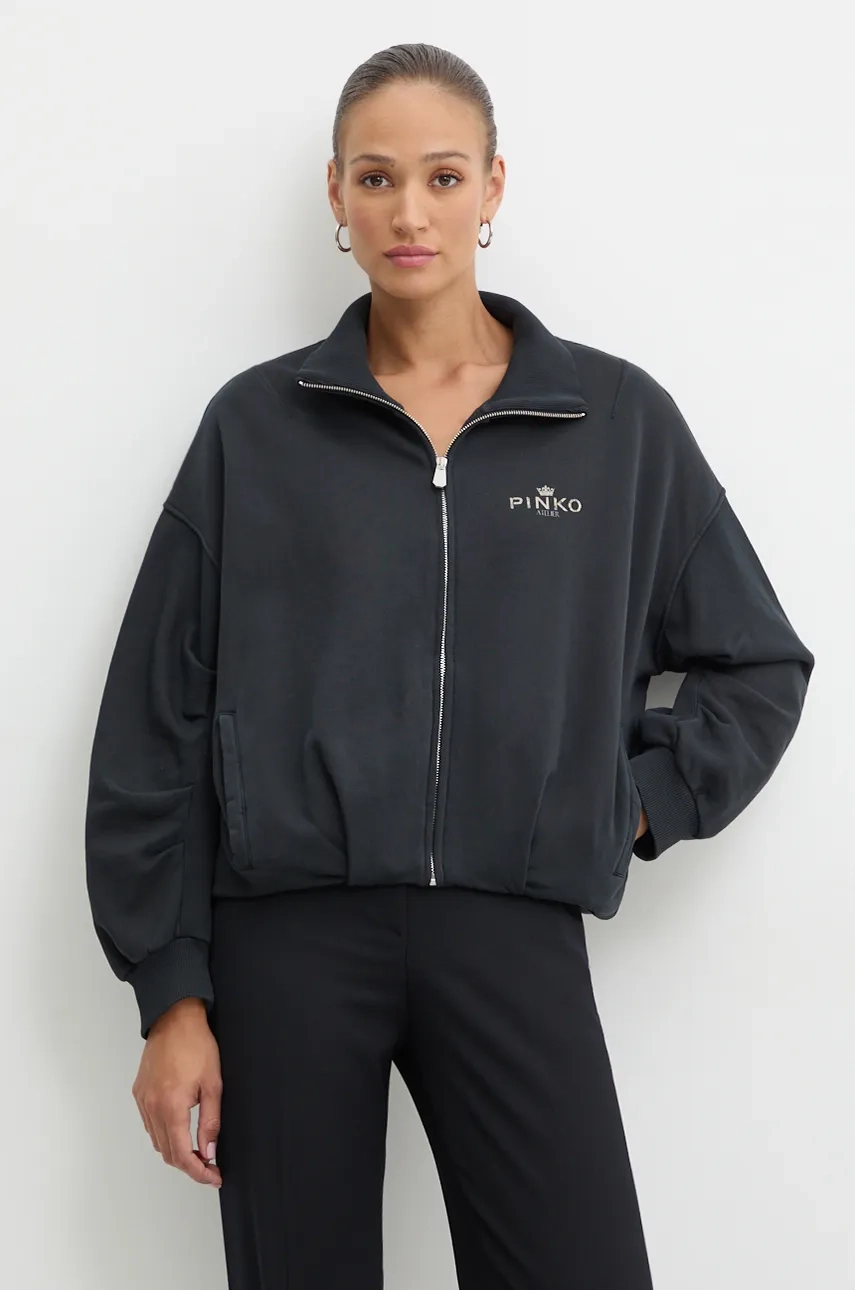 

Хлопковая толстовка Pinko, черный