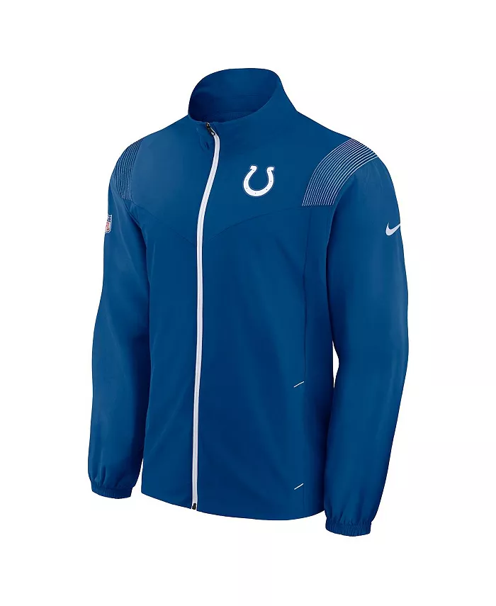 Мужская куртка с молнией Royal Indianapolis Colts с тканым логотипом Nike — фото 2