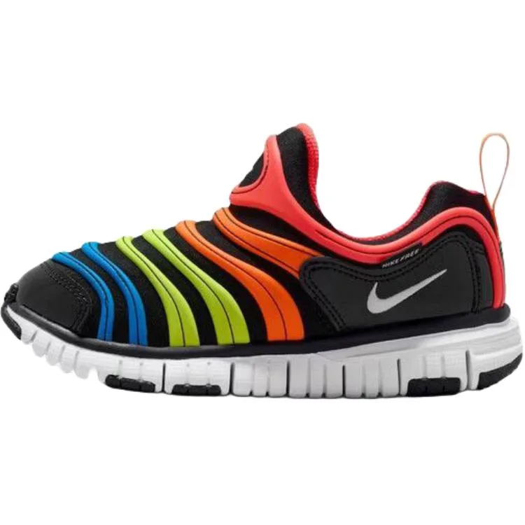Nike Детские кроссовки Dynamo Free Breathable Low top Lifestyle черно-оранжевые