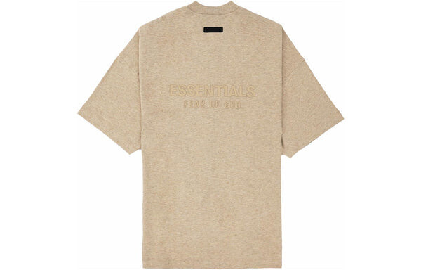 Футболка fw23 v-neck t-shirt 'gold heather' Fear Of God Essentials, золотой — фото 3