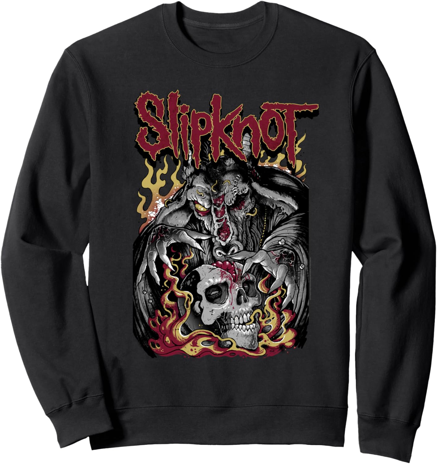 

Толстовка Slipknot Brand Ripper с круглым вырезом, черная, Черный, Толстовка Slipknot Brand Ripper с круглым вырезом, черная