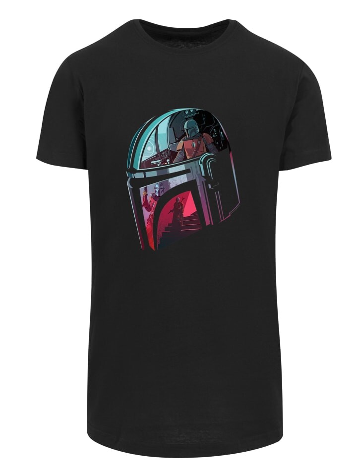 

Футболка F4NT4STIC Star Wars Mandalorian Mandalore Helmet Reflection, черный