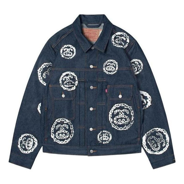 

Куртка x denim tears type 2 jacket 'raw' Stussy, синий