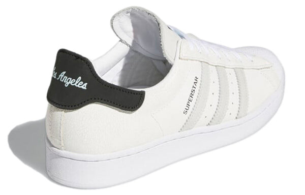 Кроссовки оригинальные суперзвезды обувь Adidas, белый — фото 4