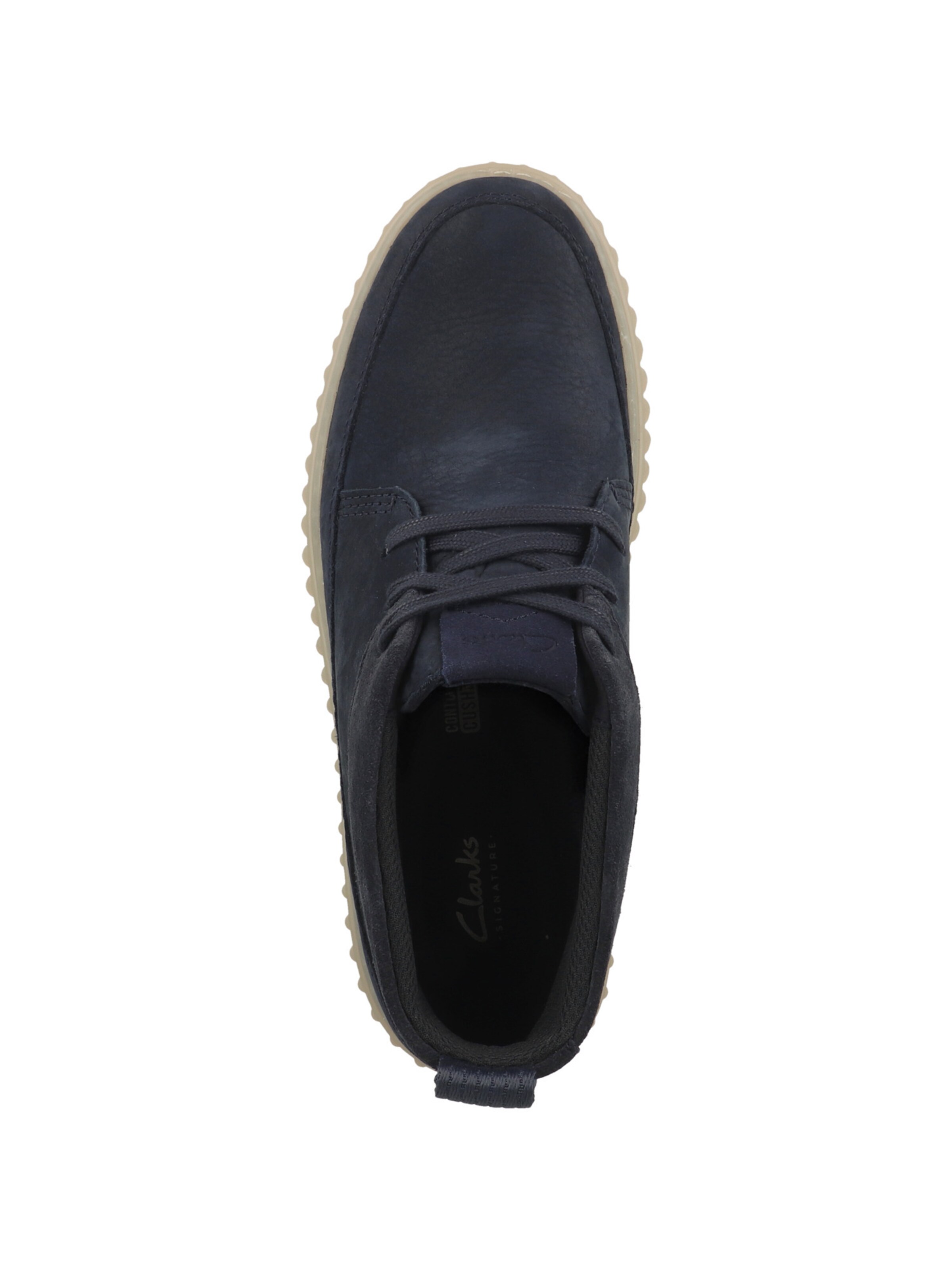 CLARKS Туфли 'Torhill Lace High' на шнуровке в синем цвете — фото 3
