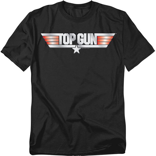

Футболка с блестящим логотипом Top Gun Big & Tall Licensed Character
