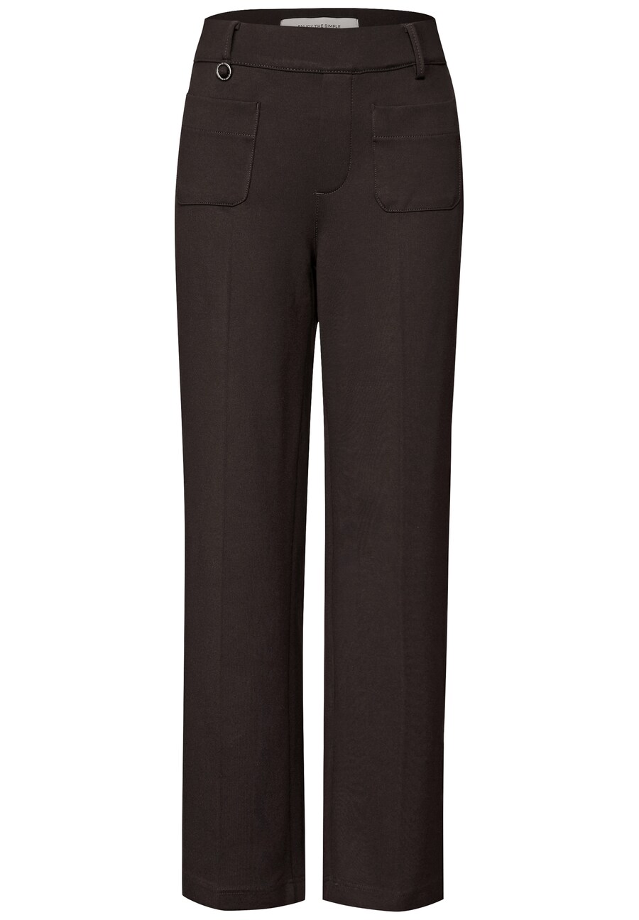 

Обычные плиссированные брюки STREET ONE, темно-коричневый