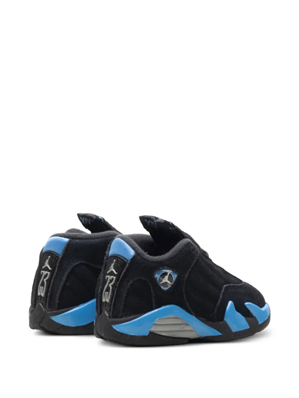 Кроссовки Air Jordan 14 "черный/университетский синий" Jordan Kids — фото 3