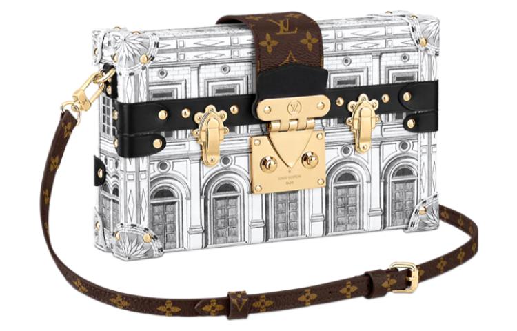

LOUIS VUITTON Сумка X Fornasetti Petite Malle Black/White