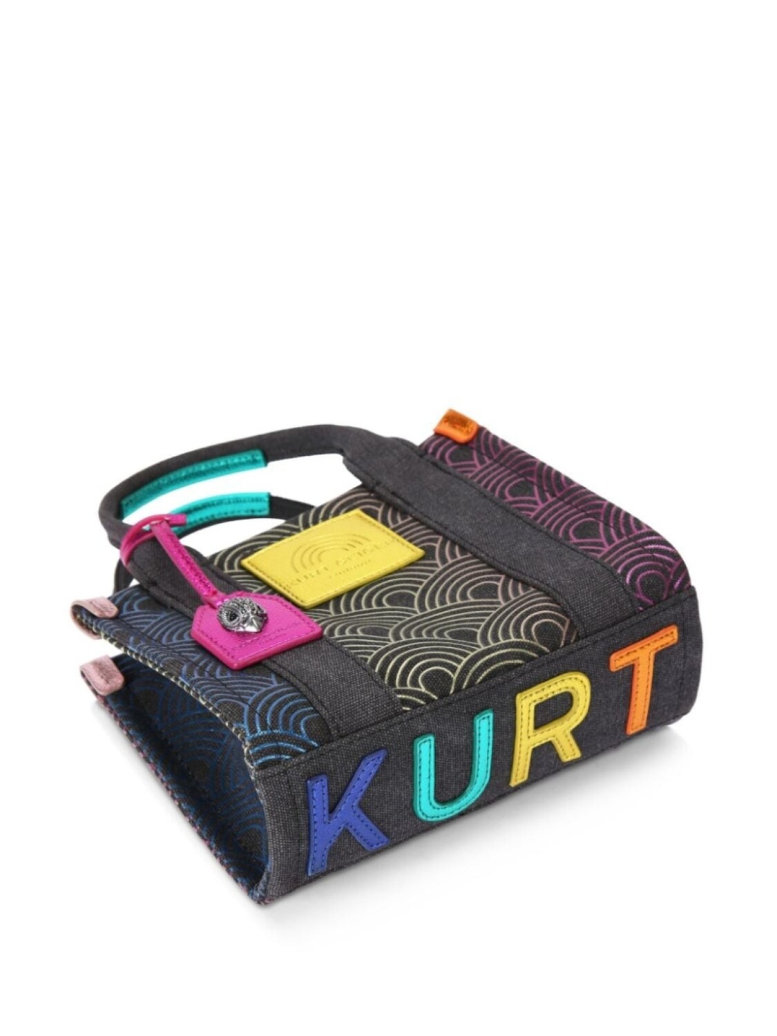 

Сумка-тоут XS Southbank Kurt Geiger London, черный, Серый, Сумка-тоут XS Southbank Kurt Geiger London, черный
