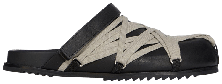 

Кроссовки Rick Owens Concordians Megalaced Mule Granola 'Black', черный