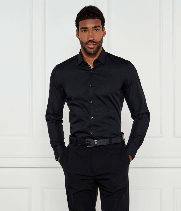 

Рубашка Hugo Koey Slim Fit, черный