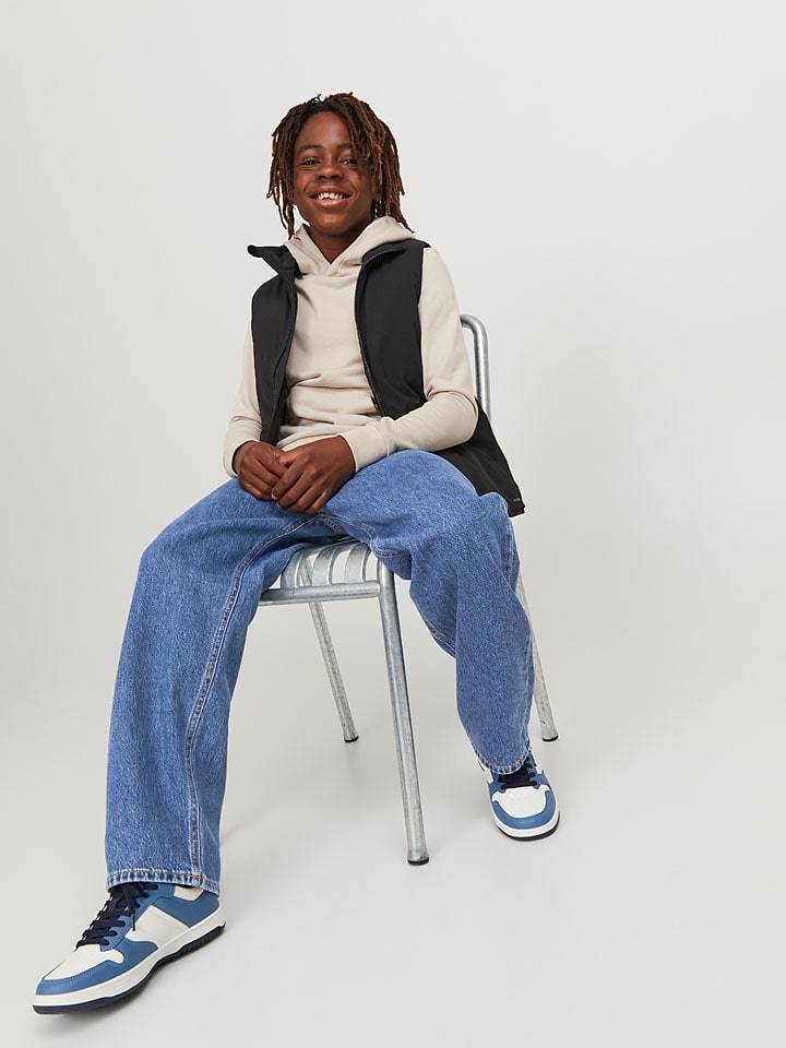 JACK & JONES Junior Джинсы "Алекс" - свободного кроя - синего цвета — фото 4