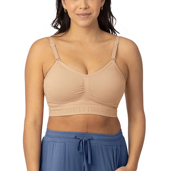 

Бюстгальтер для кормления и сцеживания без рук Maternity plus size sublime Kindred Bravely, Beige