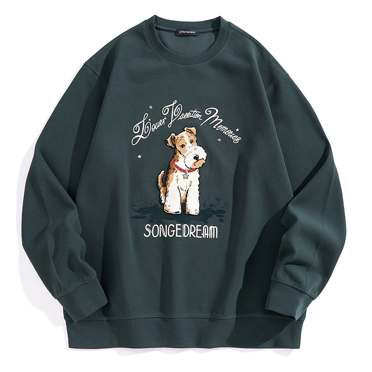 

PEACEBIRD MEN Свитшот мужской темно-зеленый 1