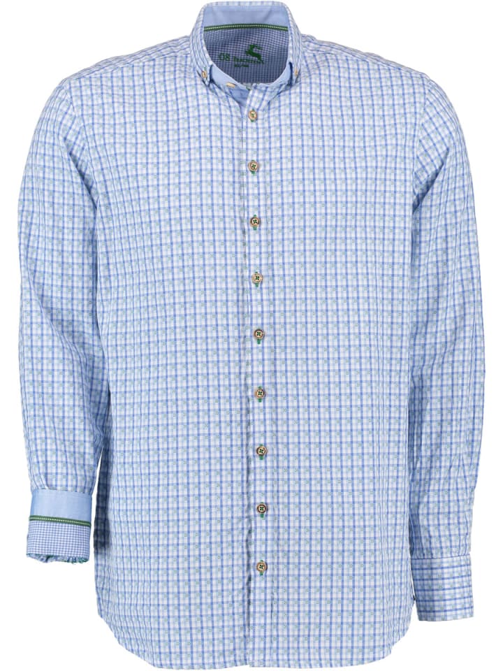 

Рубашка Styky традиционного темно-зеленого цвета OS-Trachten