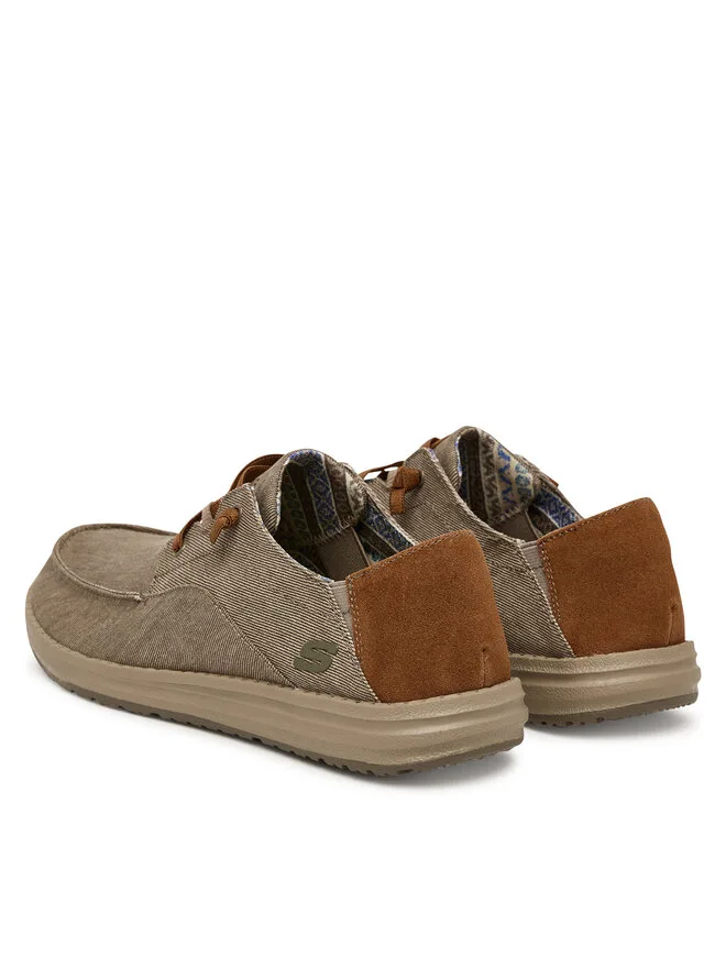 Skechers Низкие туфли Melson - Planon 210116/TPE бежевого цвета — фото 3