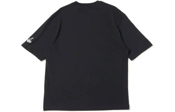 Футболка Men's Air Jordan Flight Essentials Embroidered Logo Sports Round Neck Short Sleeve Black, мультиколор — фото 2