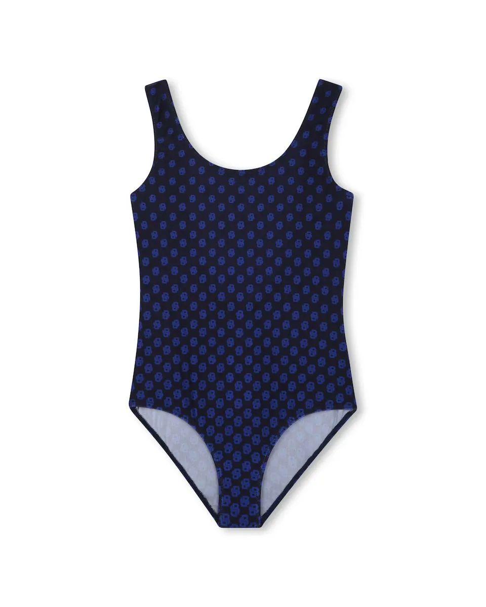 

Черный купальник без рукавов для девочки BOSS Kidswear