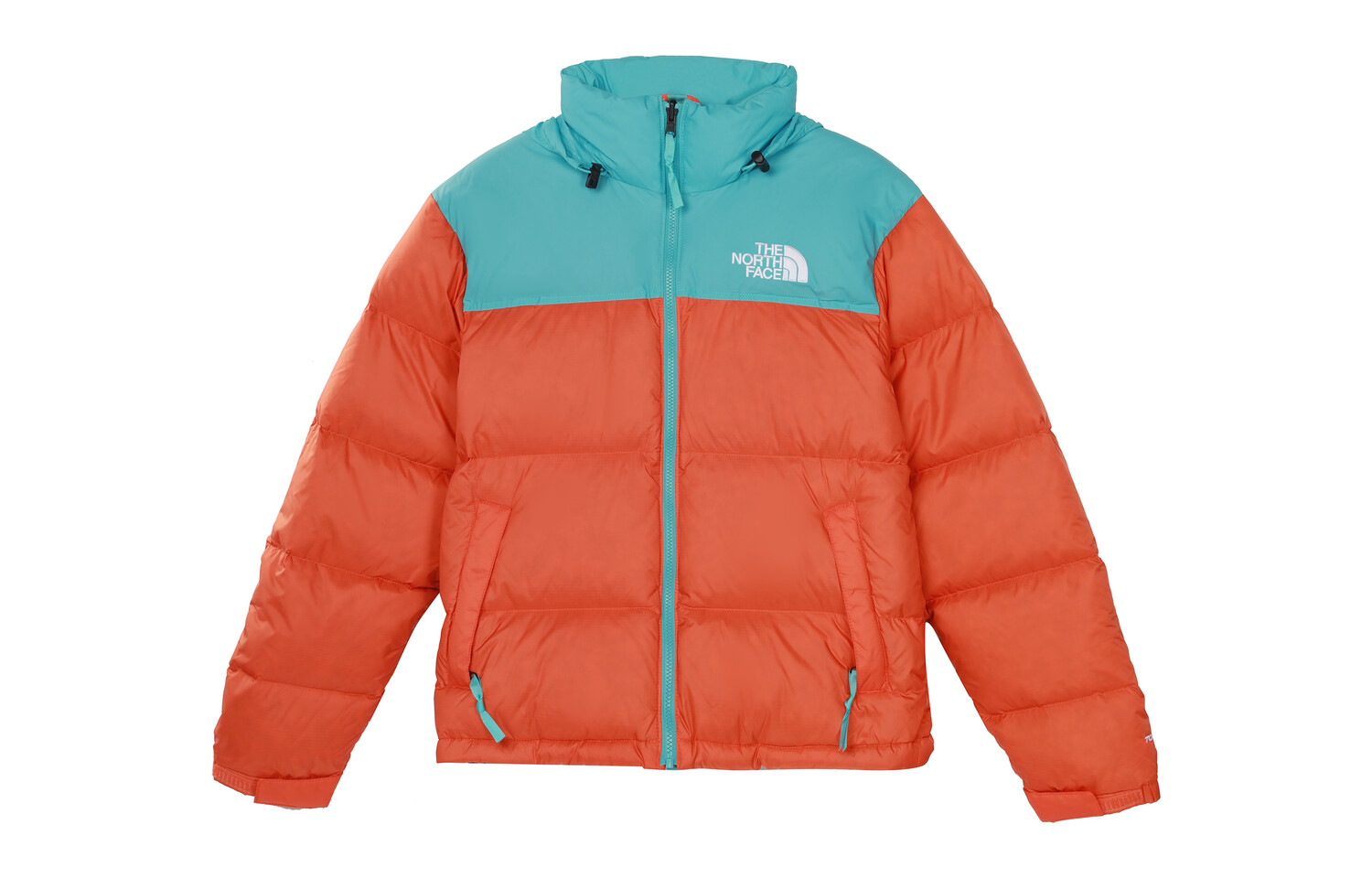 

THE NORTH FACE Мужской пуховик, цвет Blue/Orange