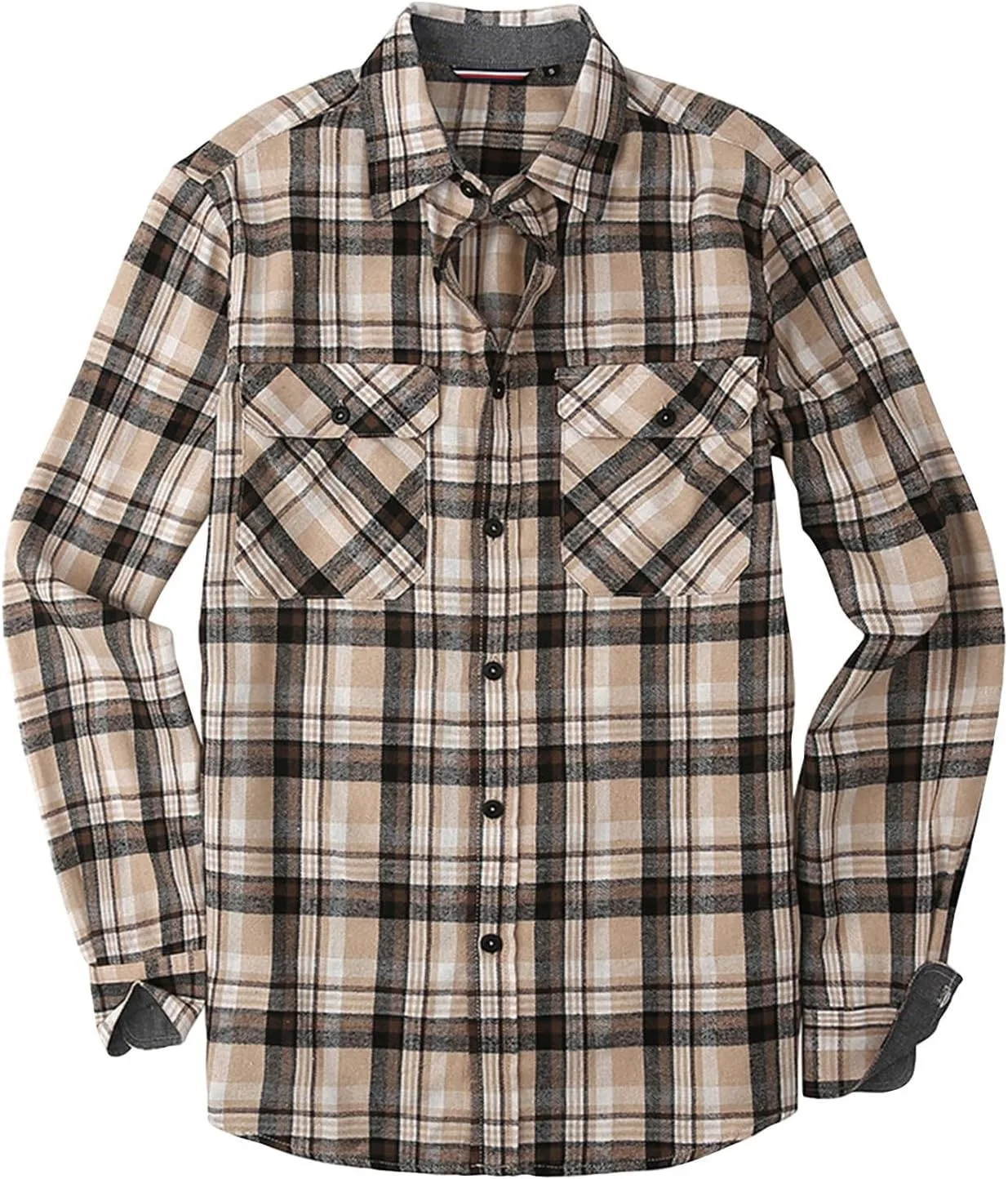 

Мужская фланелевая рубашка с капюшоном TWGONE