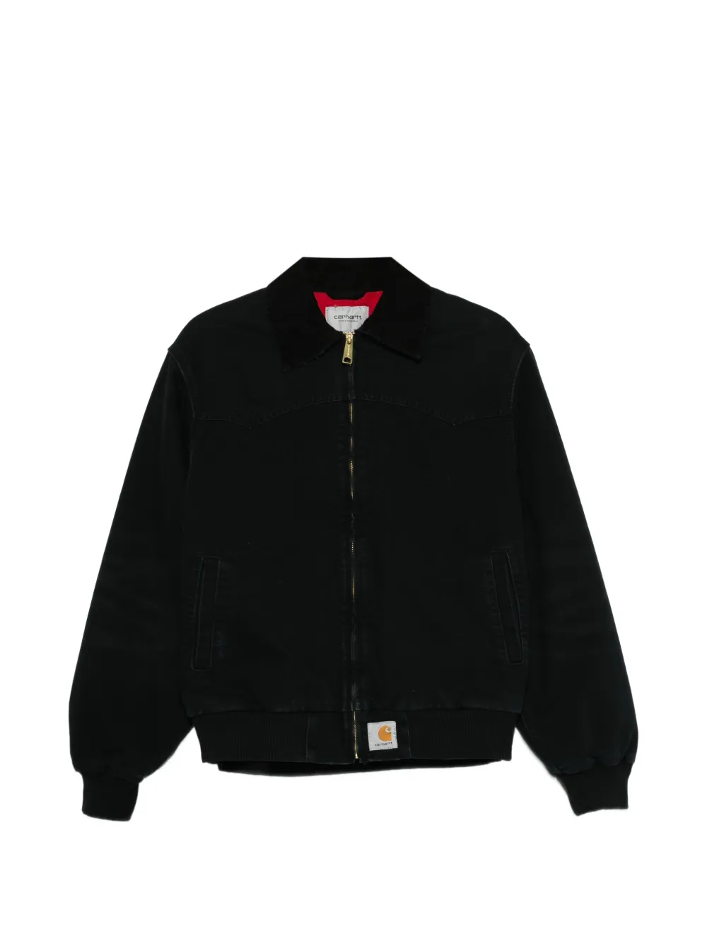 

Бомбер с вельветовым воротником Carhartt Wip, черный