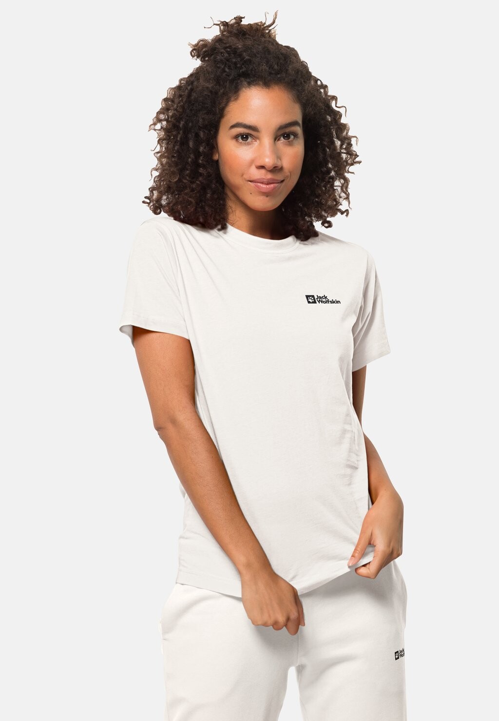 

Футболка базовая ESSENTIAL T W Jack Wolfskin, цвет white