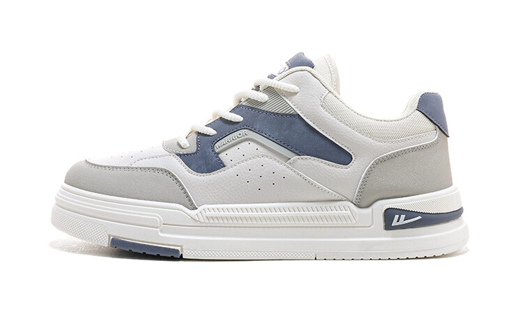 

Кроссовки WARRIOR Skateboarding Shoes Men Low-top Beige/Dark Blue, бежевый/темно-синий