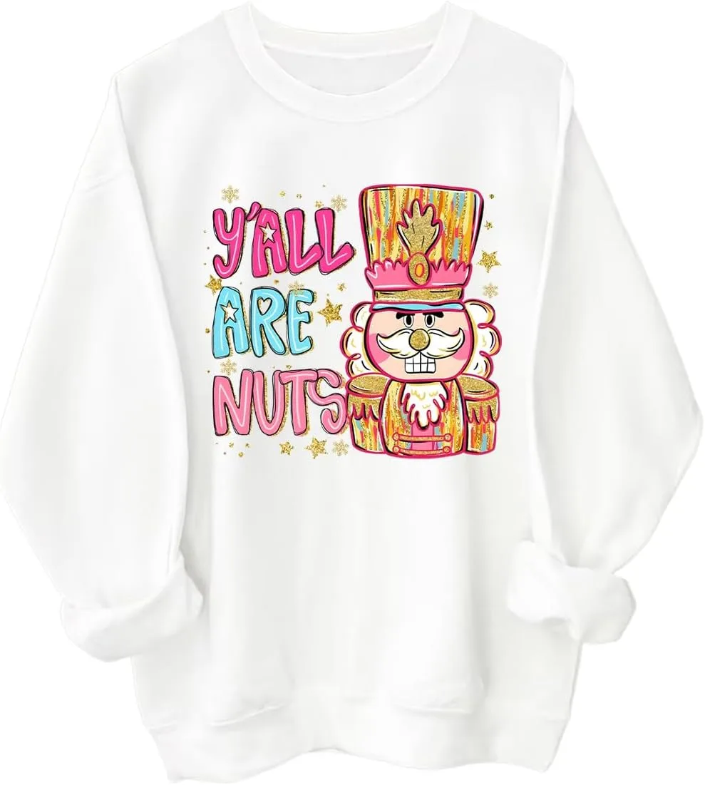 

Толстовка с принтом "Y'all Are Nuts" Racsea