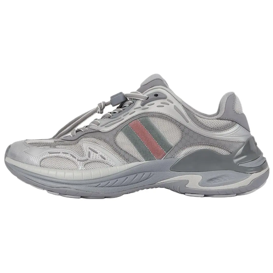 

2.0 Низкие повседневные туфли мужские серебристые GUCCI, Silver