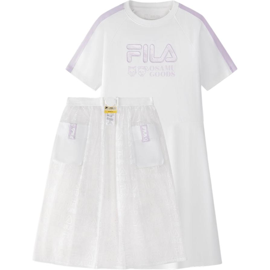 

Подростковый комплект юбка 2 предмета стандартный white FILA KIDS, белый