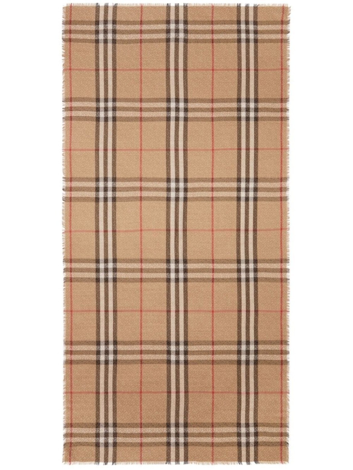 

Burberry шарф в клетку Vintage Check, нейтральный цвет