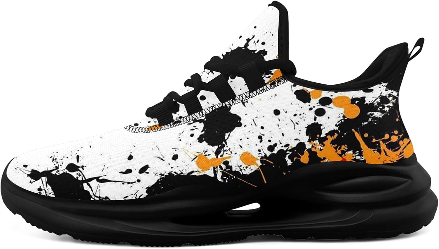 

Кроссовки женские с черепом и розой, легкие для бега, мужские дышащие кроссовки для ходьбы, унисекс, стильные готические панк кроссовки для тренировок и улицы Awsole, белый/черный/оранжевый