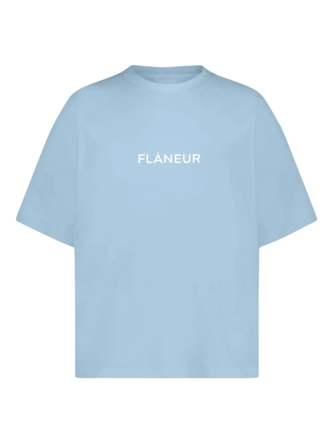 

FLÂNEUR logo-print Футболка, синий