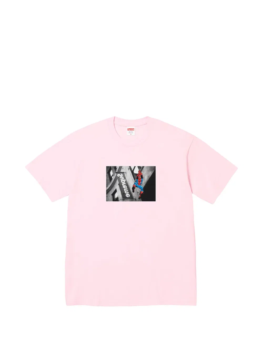 Футболка Человека-паука Supreme, розовый