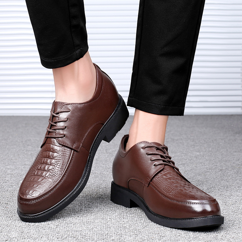 Bull Thunder Туфли унисекс для увеличения роста коричневые, цвет Brown Height Increasing — фото 3
