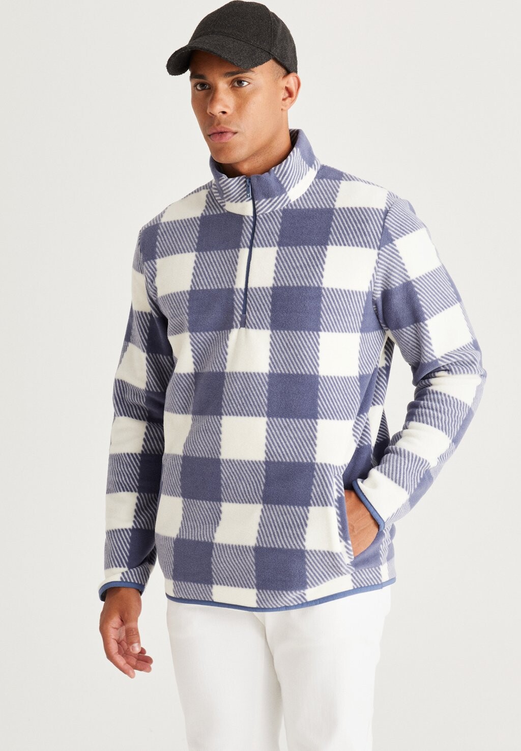 

Флисовый пуловер STANDARD FIT TURTLENECK AC&CO / ALTINYILDIZ CLASSICS, цвет Standard Fit Fleece Turtleneck Sweatshirt