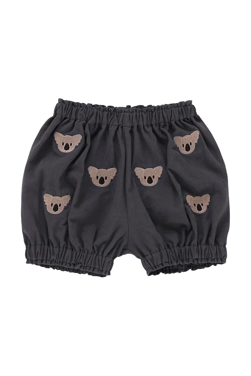 Шорты из хлопка Baby Carson Ballers Koalas Donsje, серый — фото 2