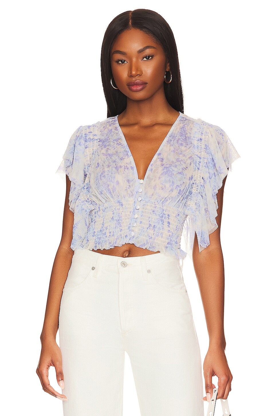 

Топ Free People Sugar, цвет Porcelain Combo
