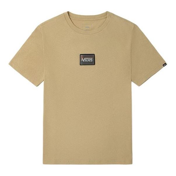 

Футболка Vans Small Label Round Neck Short Sleeve Couple Style Khaki VN0A5F2W7UE, хаки