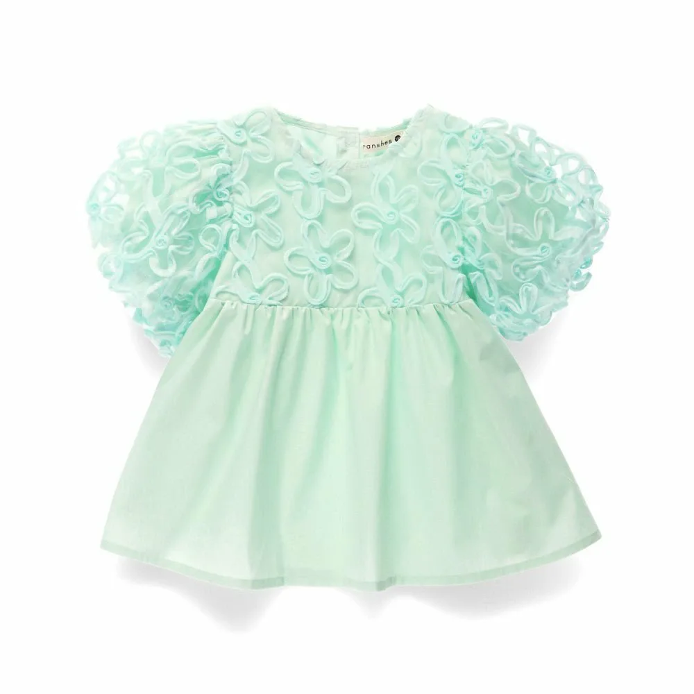 Блузка из цветочного тюля Branshes, Light green — фото 2