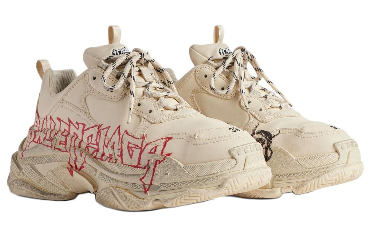 Кроссовки мужские Balenciaga Triple S, белый — фото 3